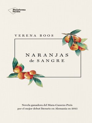 cover image of Naranjas de sangre